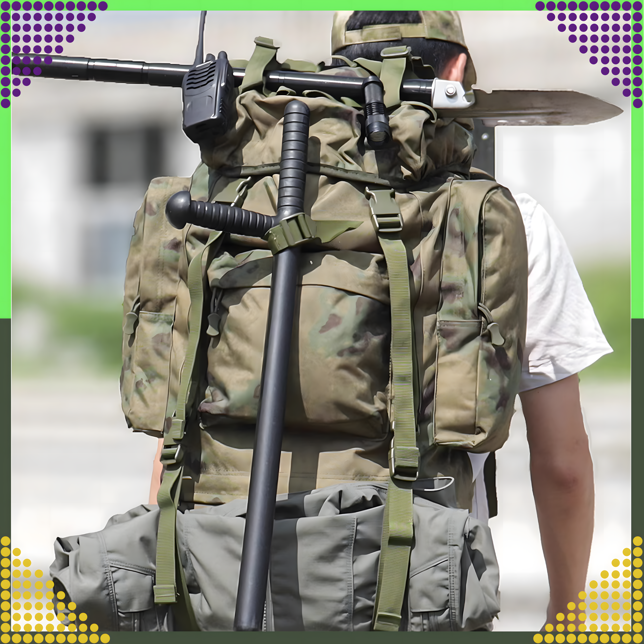 Plecak Taktyczny Wojskowy Militarny Turystyczny Survivalowy Górski Duży 65L - obrazek 9