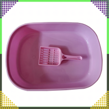 Kuweta dla Kota Kotów Kociąt z Łopatką Toaleta na Żwirek Otwarta Prosta