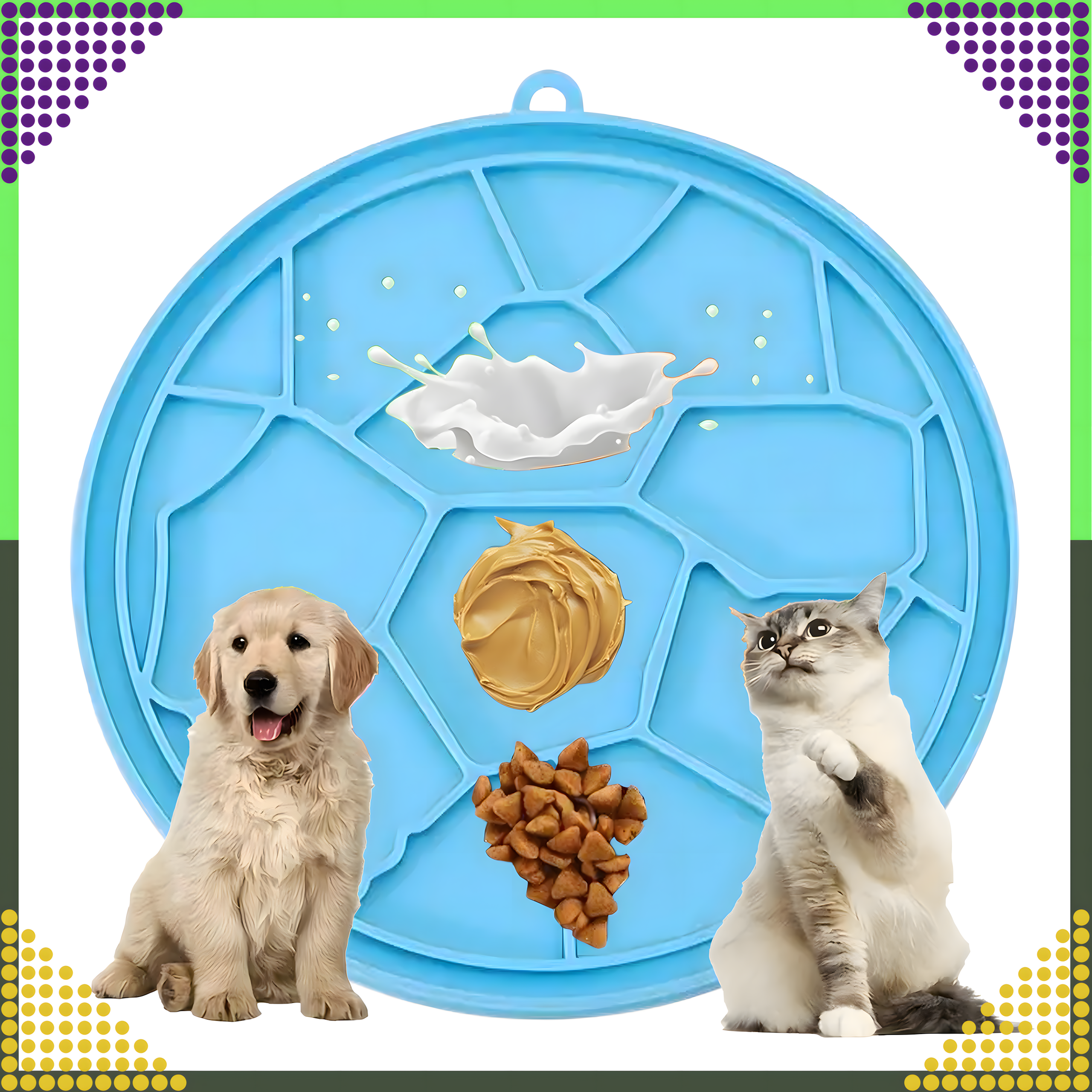 Mata Tacka do Lizania Uspokajająca Spowalniająca dla PSa Kota Antystresowa - obrazek 3