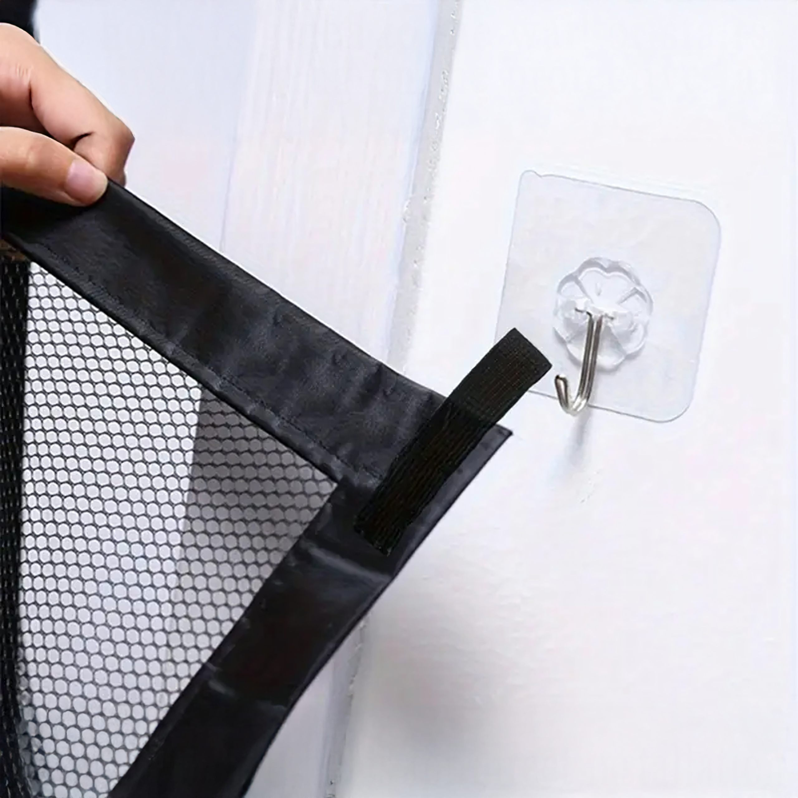 Siatka Bramka Barierka Zabezpieczająca Drzwi Schody dla Psa Kota 110x72cm - obrazek 6