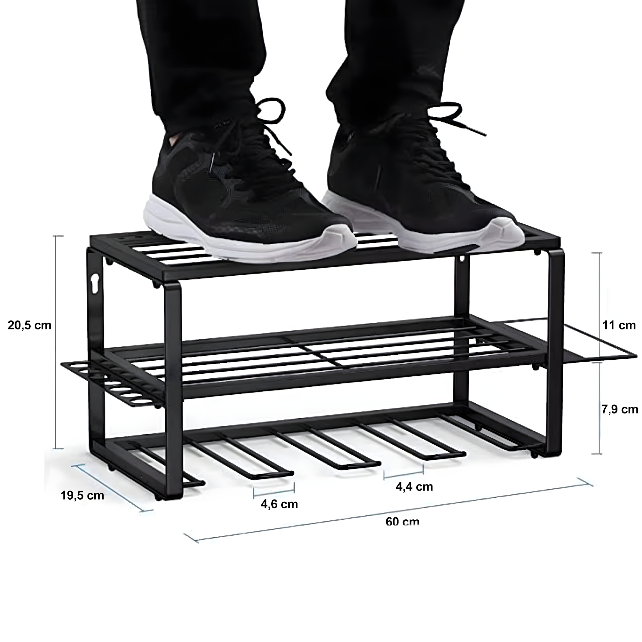 Regał Garażowy Ścienny Półka Wieszak Organizer na Elektronarzędzia Mocny - obrazek 6