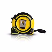 MIARA ZWIJANA 5M x 25MM MIARKA TAŚMA METRÓWKA MIERNICZA Z BLOKADĄ STALOWA