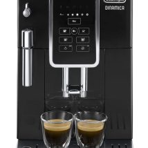 Ekspres ciśnieniowy automatyczny DeLonghi Dinamica ECAM 350.15 B (1450W; kolor czarny) (WYPRZEDAŻ)