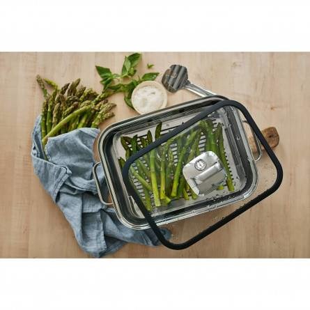 Parowar WMF Vitalis - 3,5 l - Stal nierdzewna - Szkło - Silikon - Ceramika - Gaz - Indukcja - obrazek 5