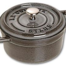 Mini garnek żeliwny okrągły Staub – 250 ml, Grafitowy