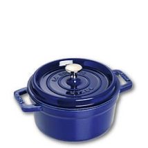 Garnek żeliwny okrągły Staub – Niebieski, 2.2 ltr