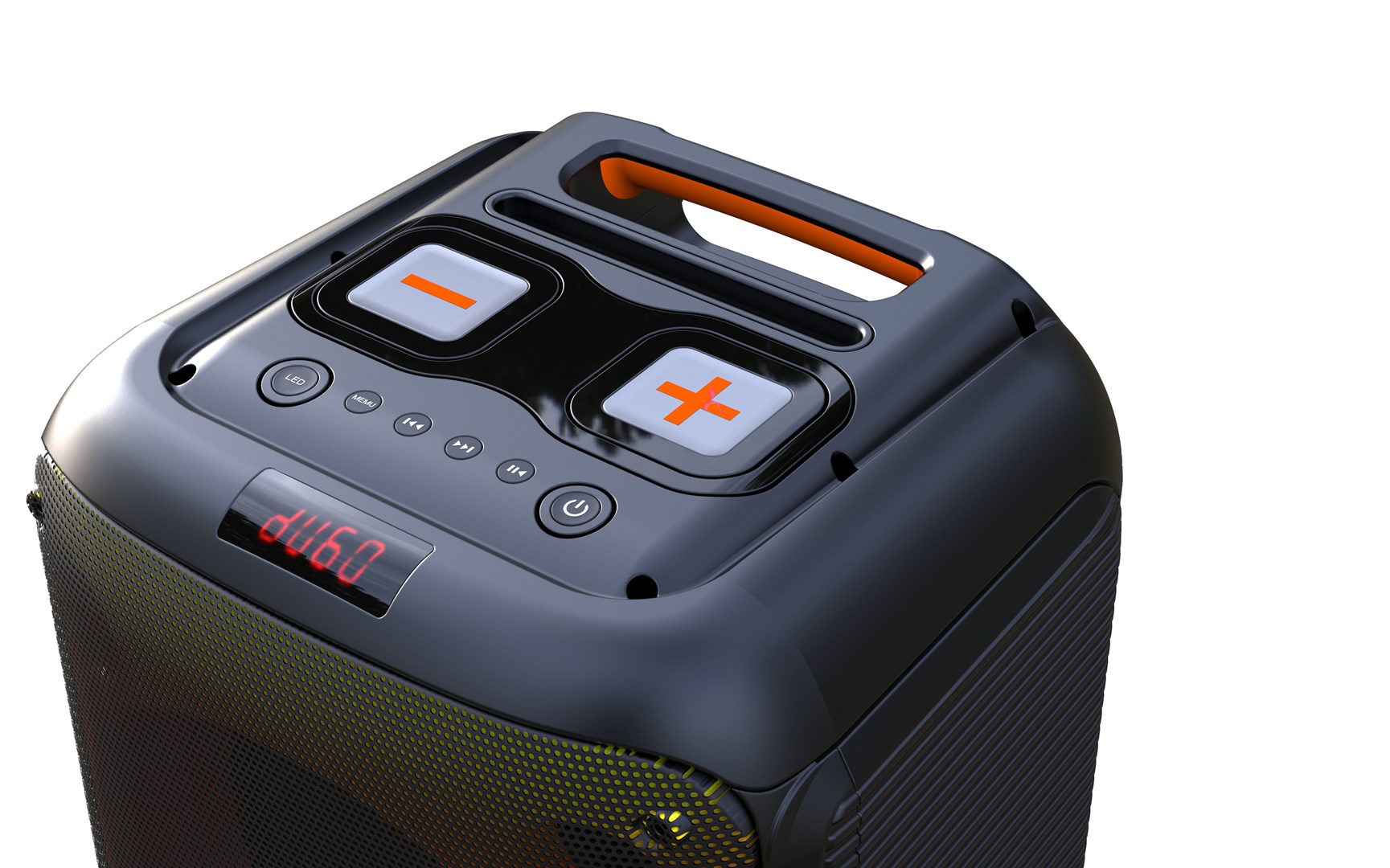 Denver BPS-250 głośnik przenośny / imprezowy Przenośny głośnik stereo Czarny 40 W - obrazek 3