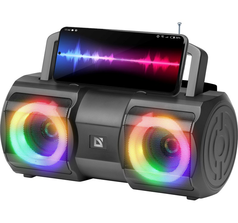 DEFENDER GŁOŚNIK BEATBOX 20 BLUETOOTH 20W LIGHT/BT/MIC/FM/USB/TF 65420 - obrazek 3