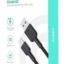 AUKEY CB-NAC2 KABEL USB-C QC PD 1.8M 3A 60W NYLON