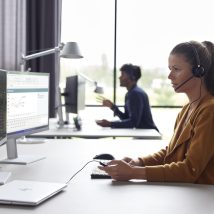 Poly Obuuszny zestaw słuchawkowy EncorePro 520 + Quick Disconnect