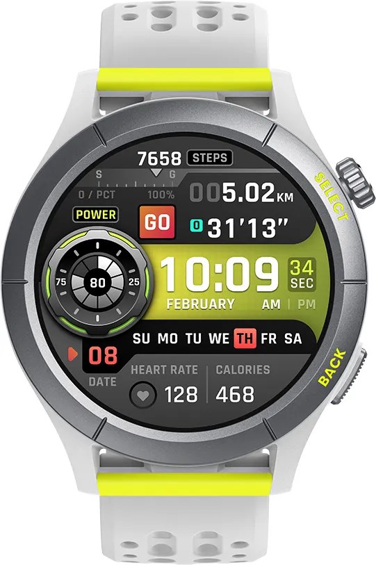 Amazfit Cheetah 3,53 cm (1.39") AMOLED 46.7 mm Cyfrowy 454 x 454 px Ekran dotykowy Szary GPS
