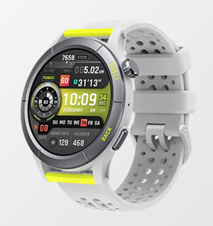 Amazfit Cheetah 3,53 cm (1.39") AMOLED 46.7 mm Cyfrowy 454 x 454 px Ekran dotykowy Szary GPS - obrazek 4