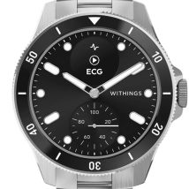 Zegarek Withings Scanwatch Nova – EKG, puls, SPO2, temperatura, aktywność, sen (42mm, czarny)