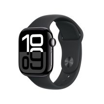 Apple Watch Series 10 Aluminium 42mm Diamentowa czerń (Sport Band Black) M/L