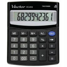 Vector Kalkulator biurowy VC-810 czarny