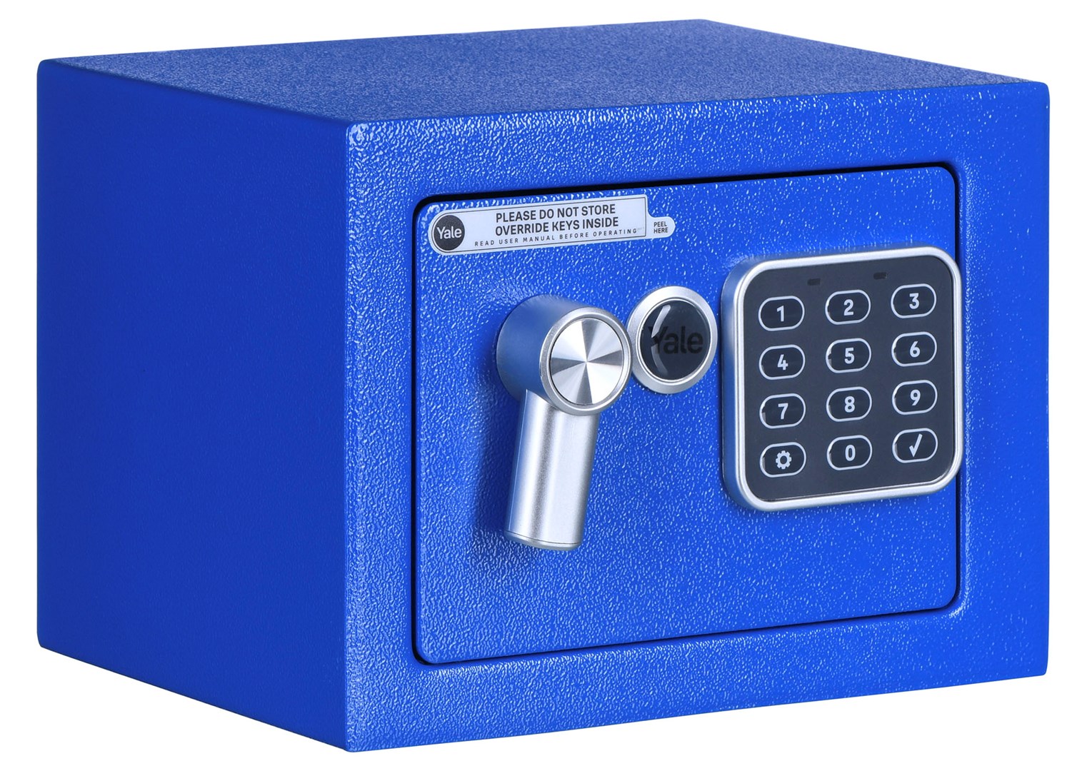 Yale Mini Electronic Safe Blue Sejf podstawowy YSV mini niebieski - obrazek 3