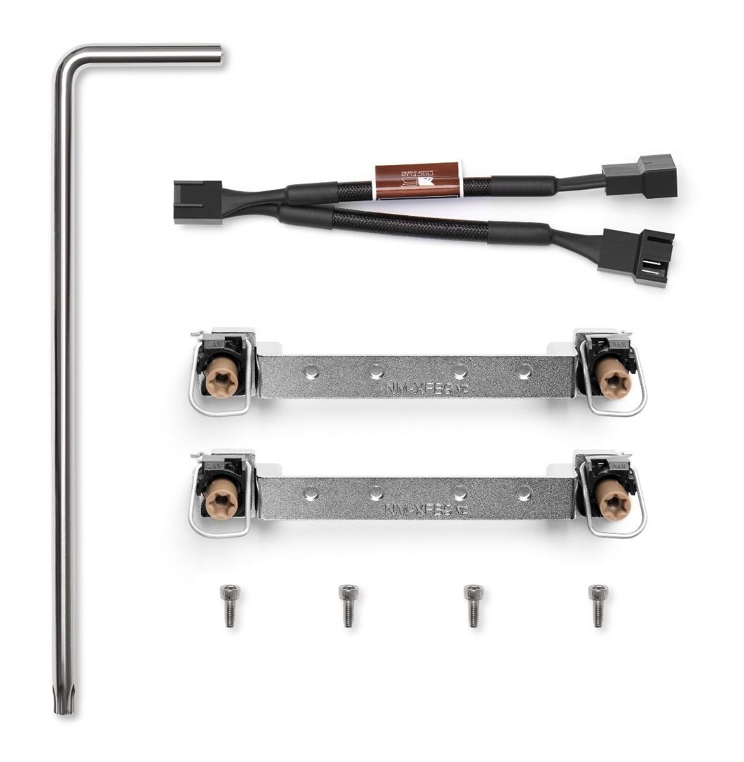 Noctua NH-D9 DX-4677 4U system chłodzenia komputerów Procesor Chłodnica powietrza 9,2 cm Aluminium, Beżowy, Brązowy - obrazek 4