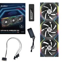 Lian Li UNI FAN SL Wireless 120 Reverse Blade Obudowa komputera Wentylator 12 cm Czarny 3 szt.
