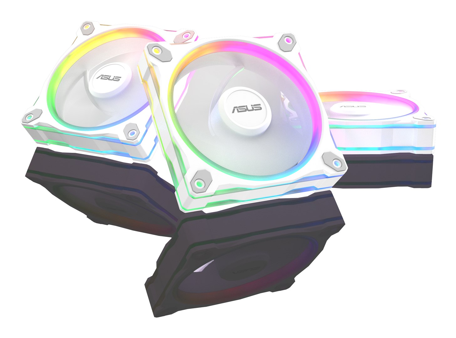 Wentylator ASUS PRIME MR120 FAN ARGB REVERSE WHITE - obrazek 3