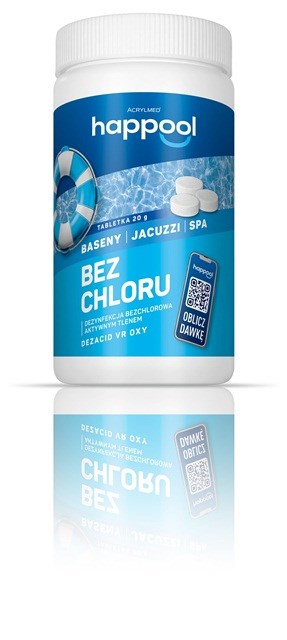 Acrylmed 0,4kg Dezacid VR OXY Tabletki tlenowe do dezynfekcji wody basenowej