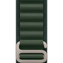 Apple Watch Alpine Loop Armband dla Watch Ultra 49mm Dunkelgrün / Titan natur (S)