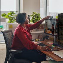 Poly Blackwire 3325 Stereo USB-C Headset +3.5mm Plug +USB-C/A Adapter