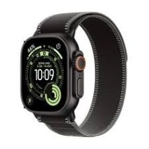 Apple Watch Ultra 3 GPS + Cellular 49mm Black Titanium Case with Black/Charcoal Trail Loop – M/L