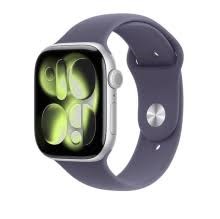 Apple Watch Series 11 GPS 42mm Silver Aluminium Case with Purple Fog Sport Band - S/M