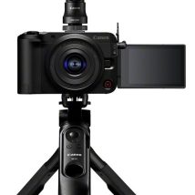 Aparat Canon z matrycą 24,2 MP, stabilizacją obrazu, ISO 32000, z Wi-Fi, APS-C, kolor czarny