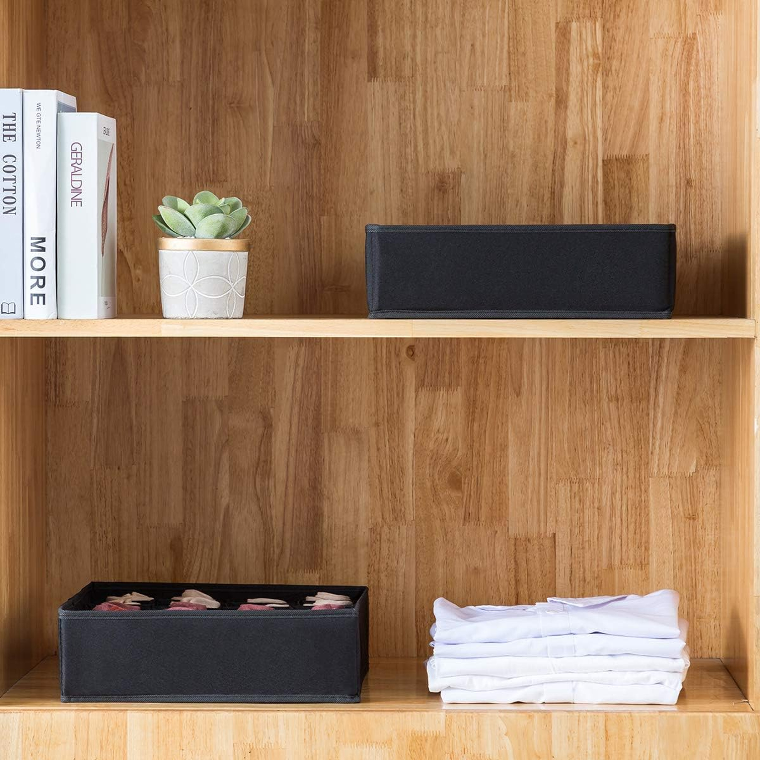 ORGANIZER NA BIELIZNĘ SKARPETKI DO SZUFLADY SZAFY WKŁAD 24 PRZEGRÓDKI - obrazek 10