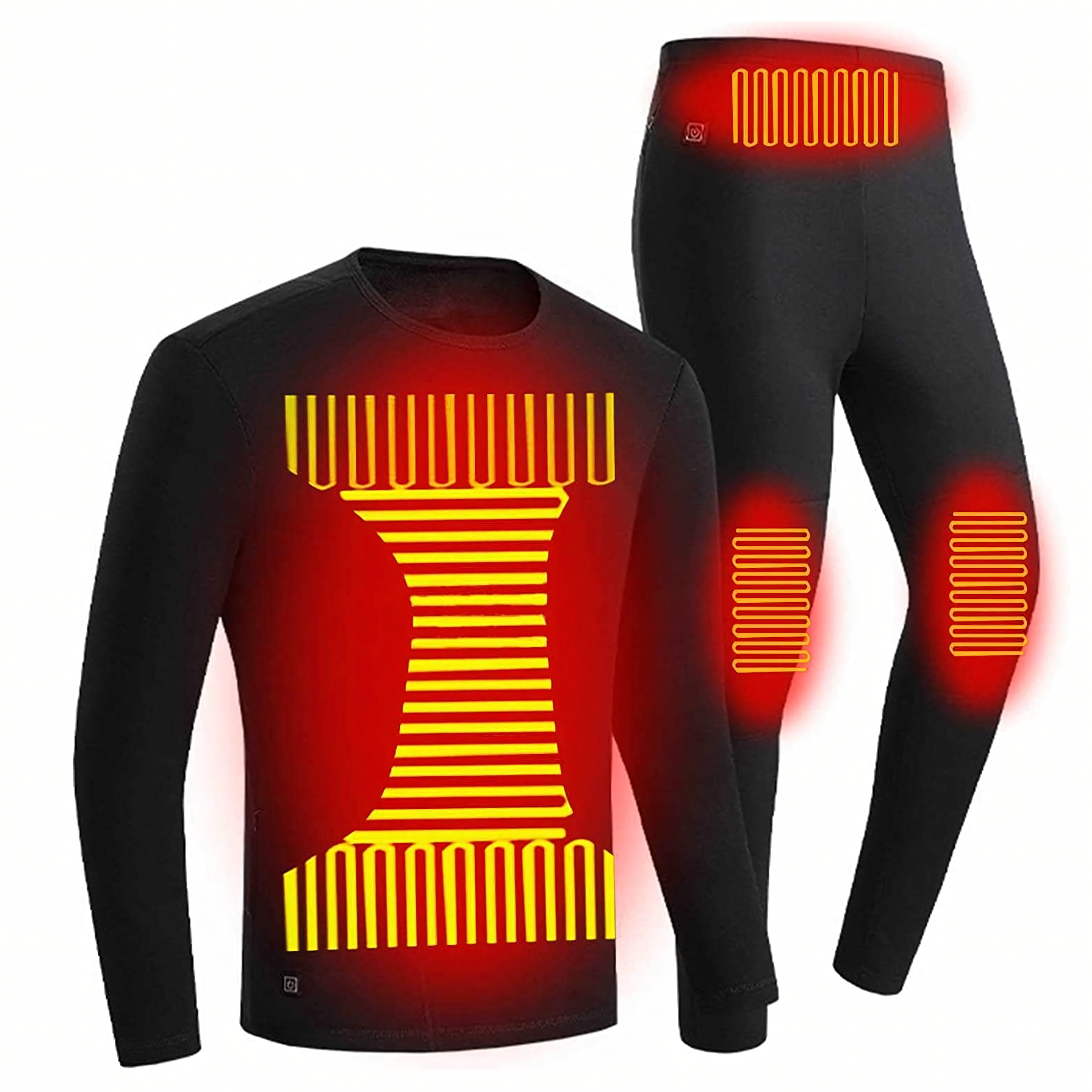 Bielizna Termoaktywna Grzewcza Podgrzewana Odzież Termiczna Komplet 3XL