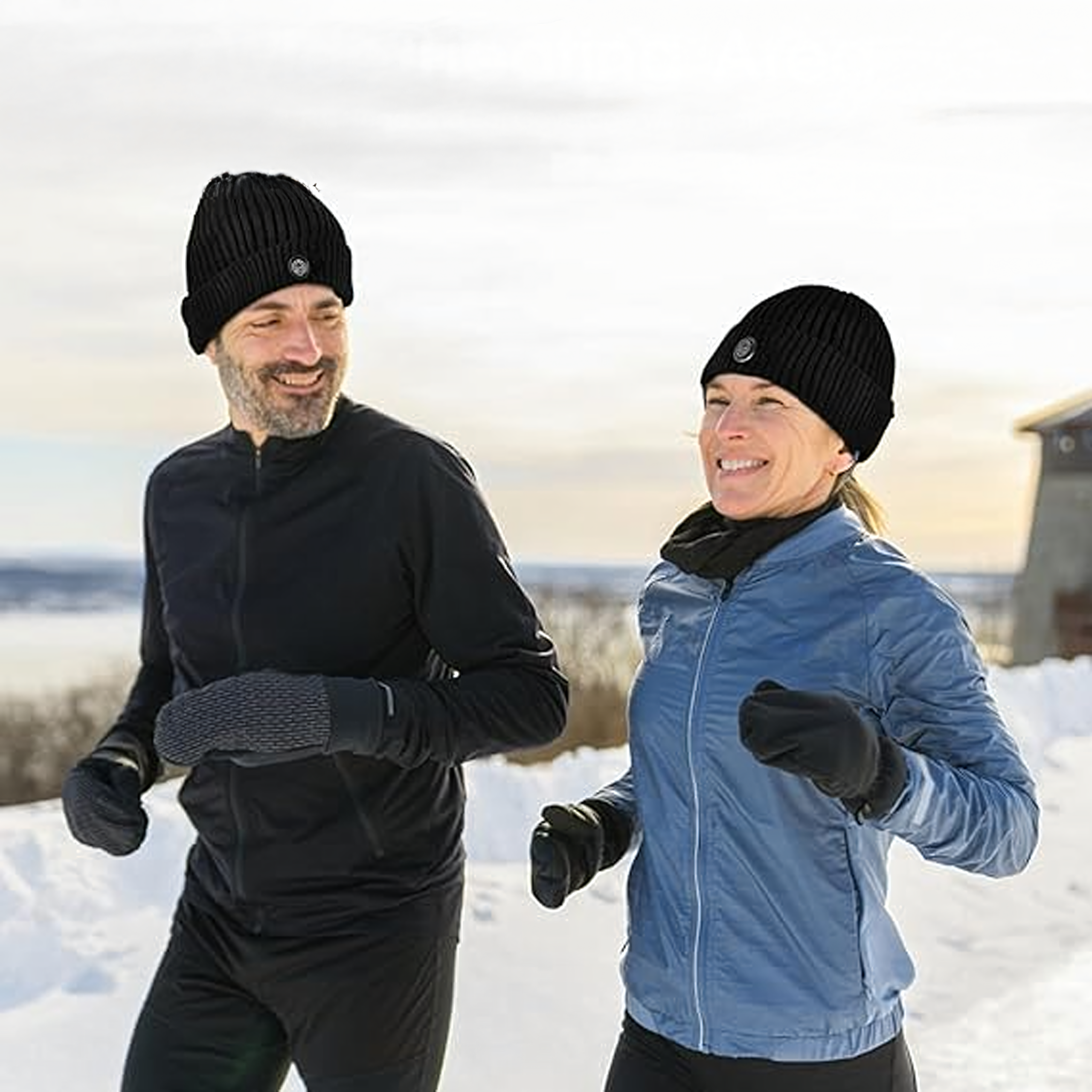 Czapka Grzewcza Beanie Ogrzewana Zimowa Ciepła Elektryczna + Powerbank - obrazek 7