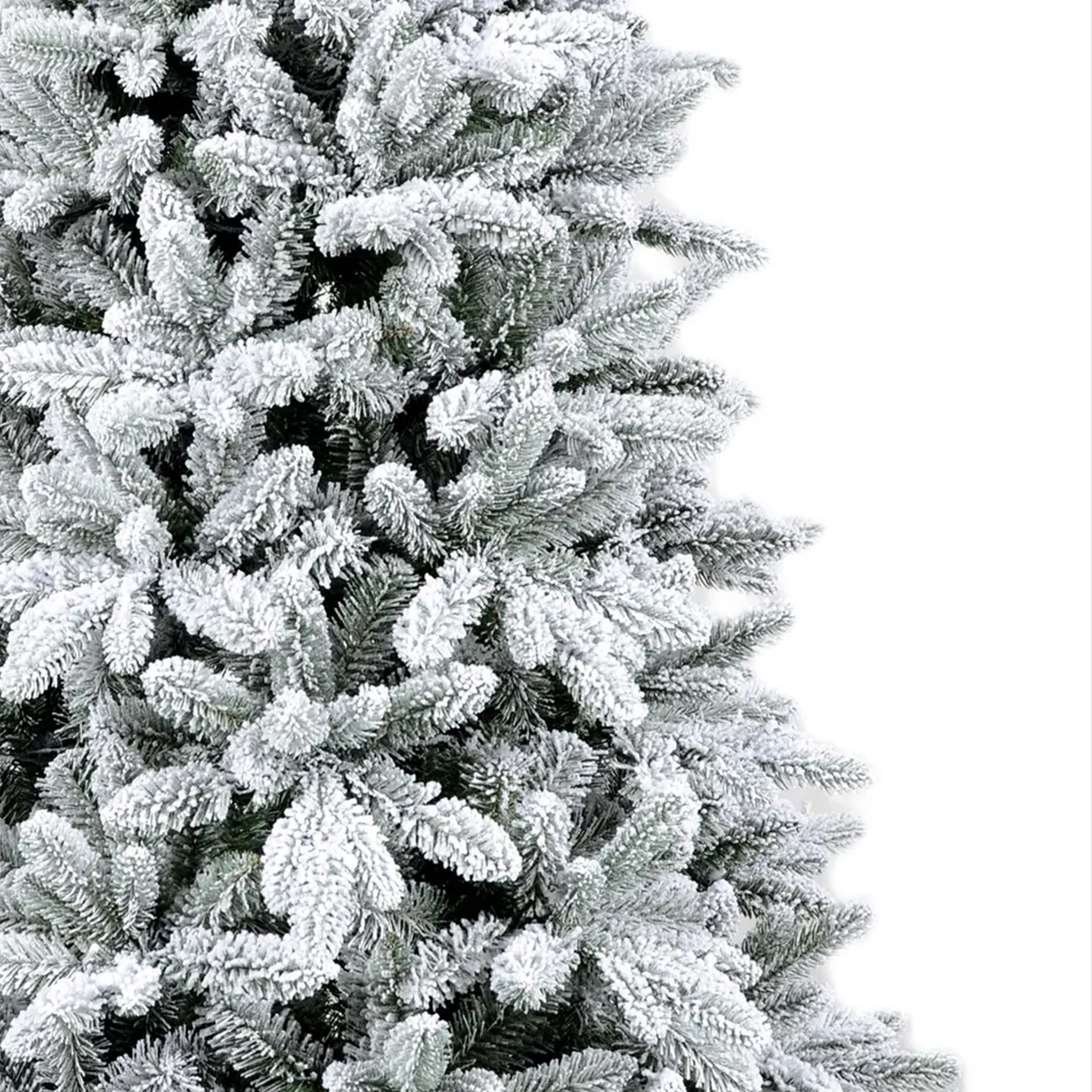 CHOINKA JAK PRAWDZIWA MOCNO OŚNIEŻONA JODŁA GĘSTA ŻYWA STOJAK 210CM PREMIUM - obrazek 3