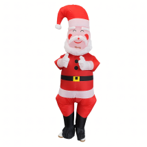 Kostium Dmuchany Strój Mikołaja Przebranie na Święta Imprezy Mikołaj