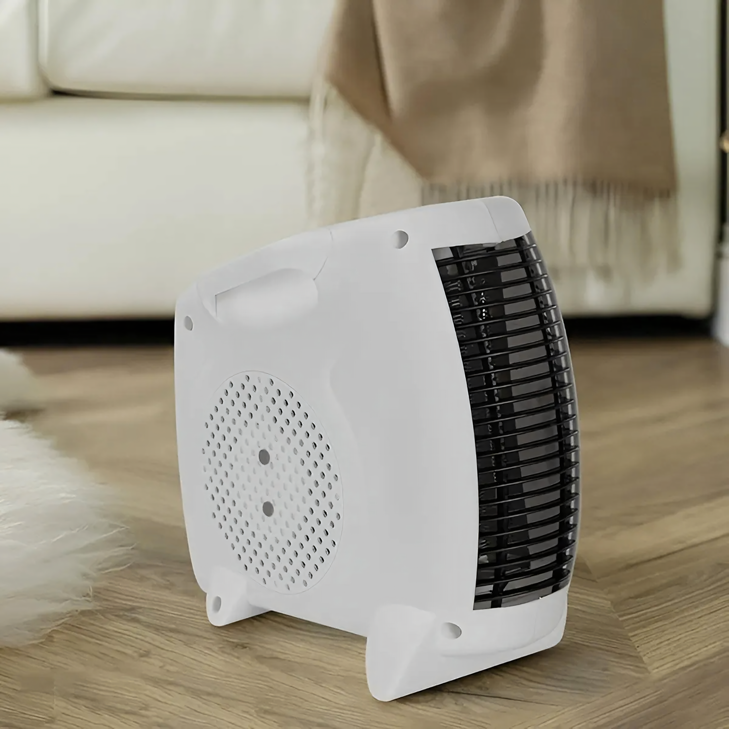 Termnowentylator Przenośny Farelka Grzejnik Elektryczny Wiatrak 600W Mocny - obrazek 8