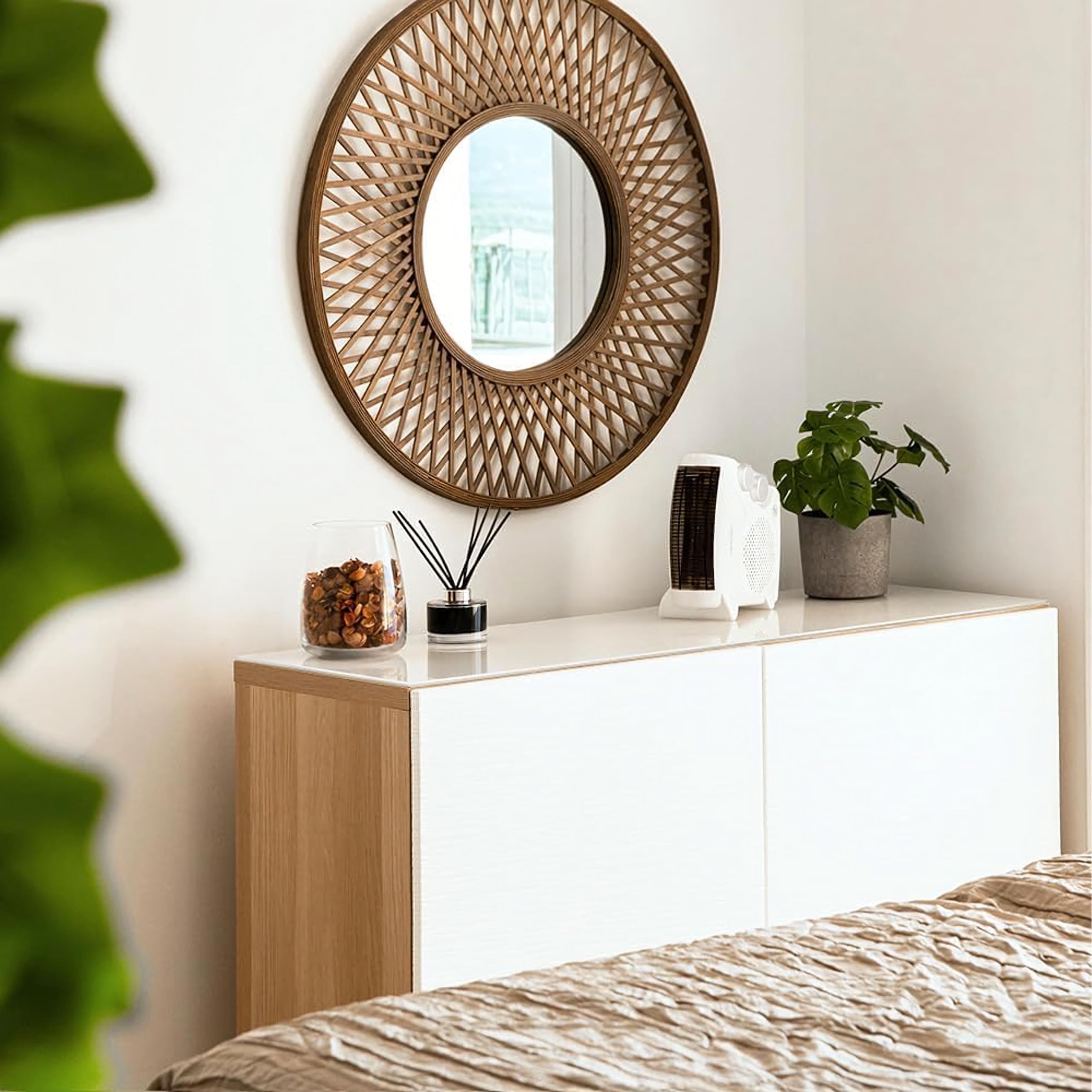 Termnowentylator Przenośny Farelka Grzejnik Elektryczny Wiatrak 600W Mocny - obrazek 10