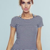 Bluzka Model Meg Paski White/Black – Eldar