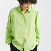 Bluzka oversize fason nietoperz B158 Limonka – Nife