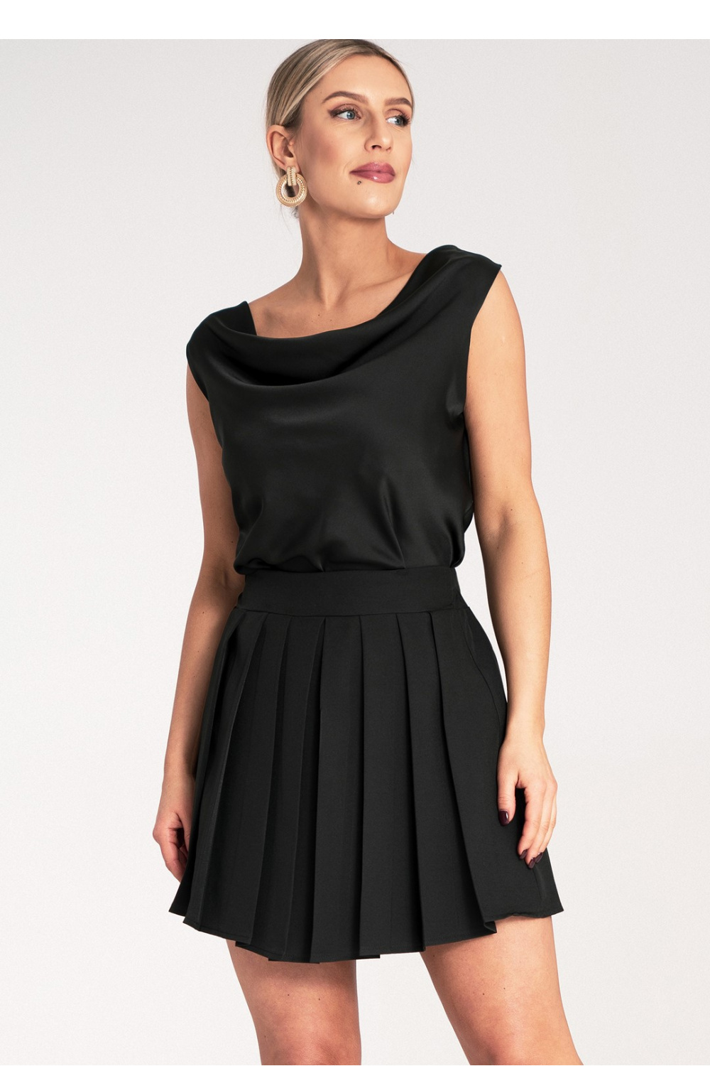 Bluzka Model M1119 Black - Figl