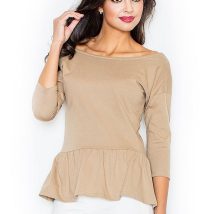 Bluzka Model 233 Beige – Figl