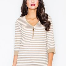 Bluzka Model 289 Beige – Figl