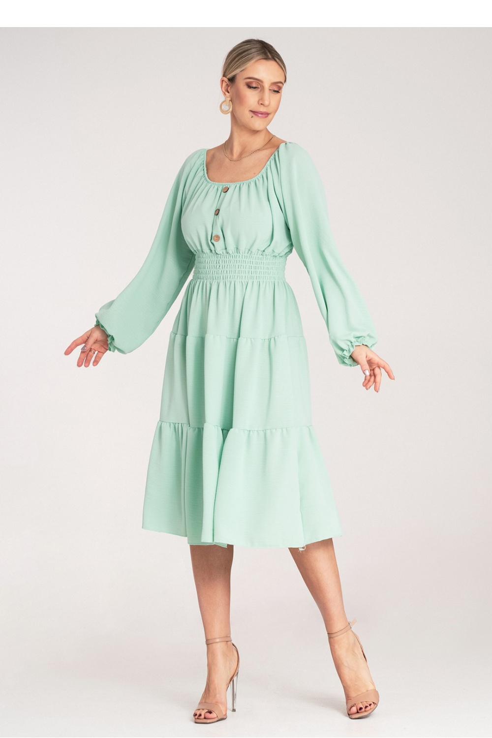 Sukienka Model M1169 Green - Figl - obrazek 3