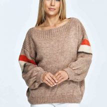 Sweter Damski Model M909 Brown – Figl