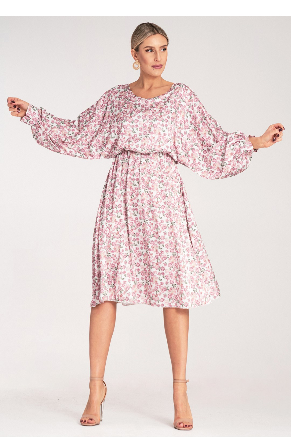 Sukienka Model M1128 Pink - Figl - obrazek 3