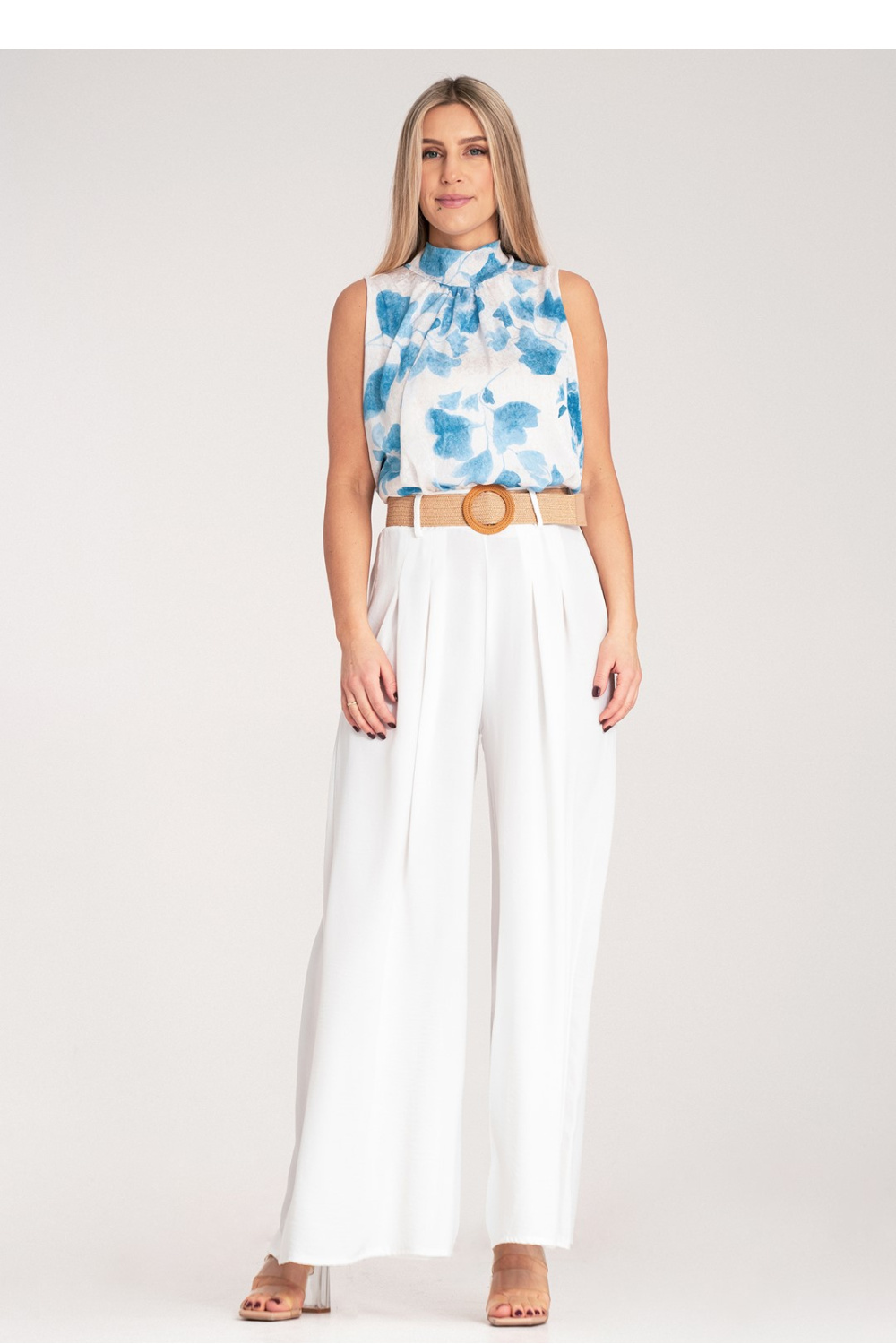 Spodnie Damskie Model M1160 White - Figl