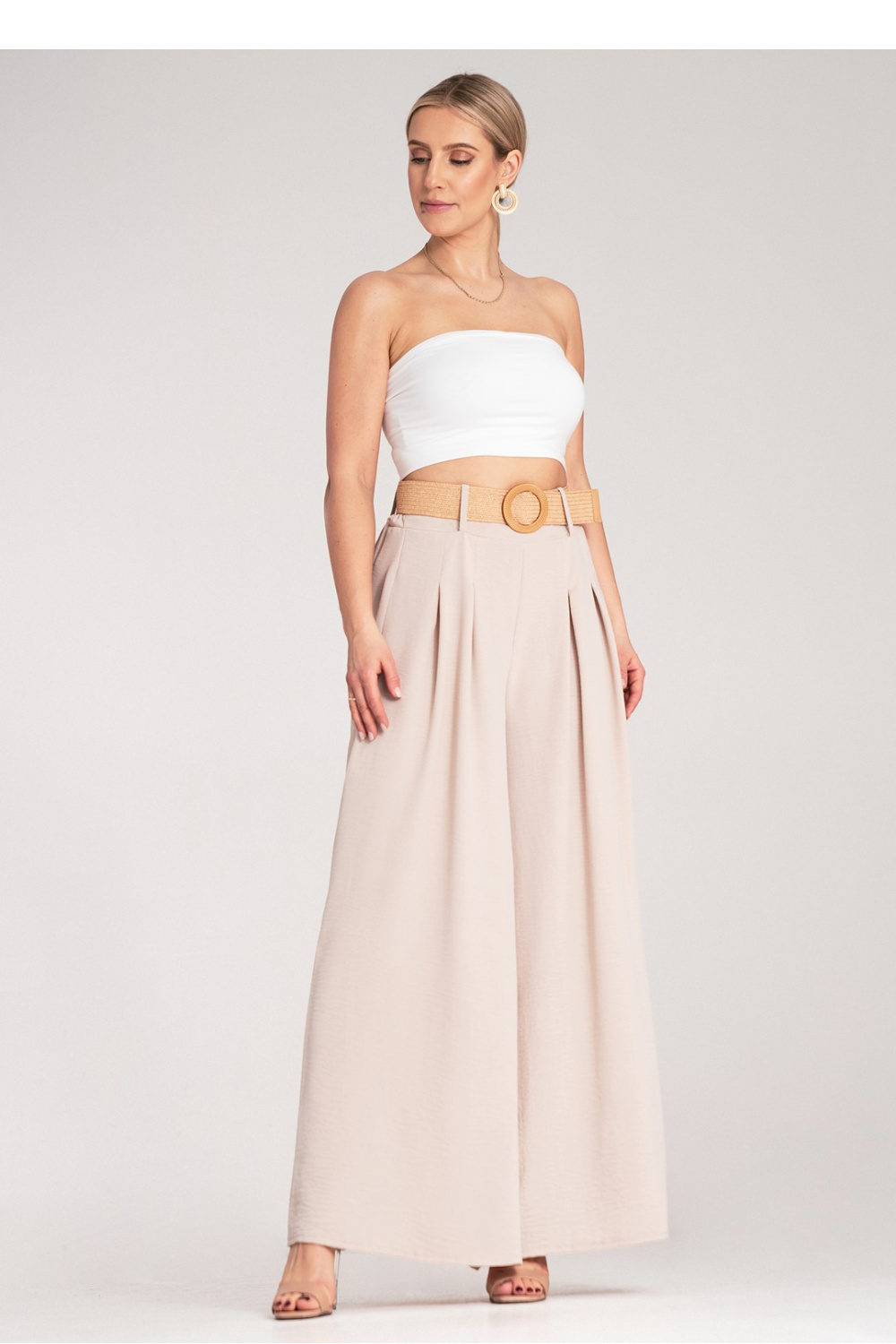 Spodnie Damskie Model M1160 Beige - Figl