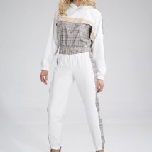 Spodnie Damskie Model M756 Ecru/Wzór 121 – Figl