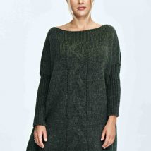 Sweter Damski Model M900 Dark Olive – Figl