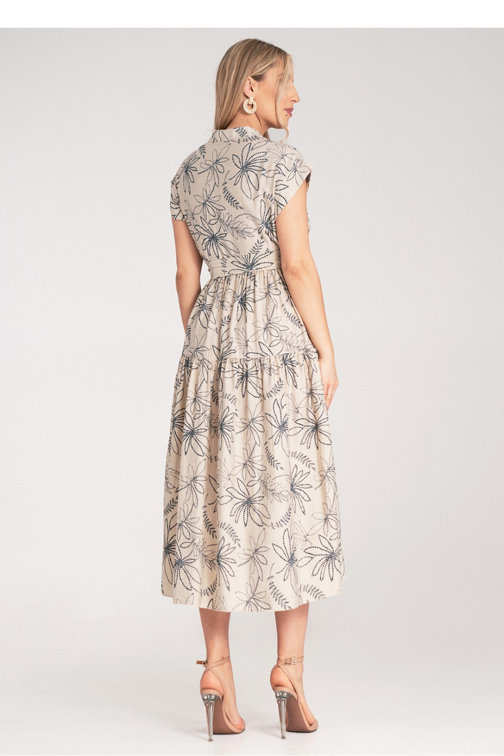 Sukienka Model M1180 Beige - Figl - obrazek 4