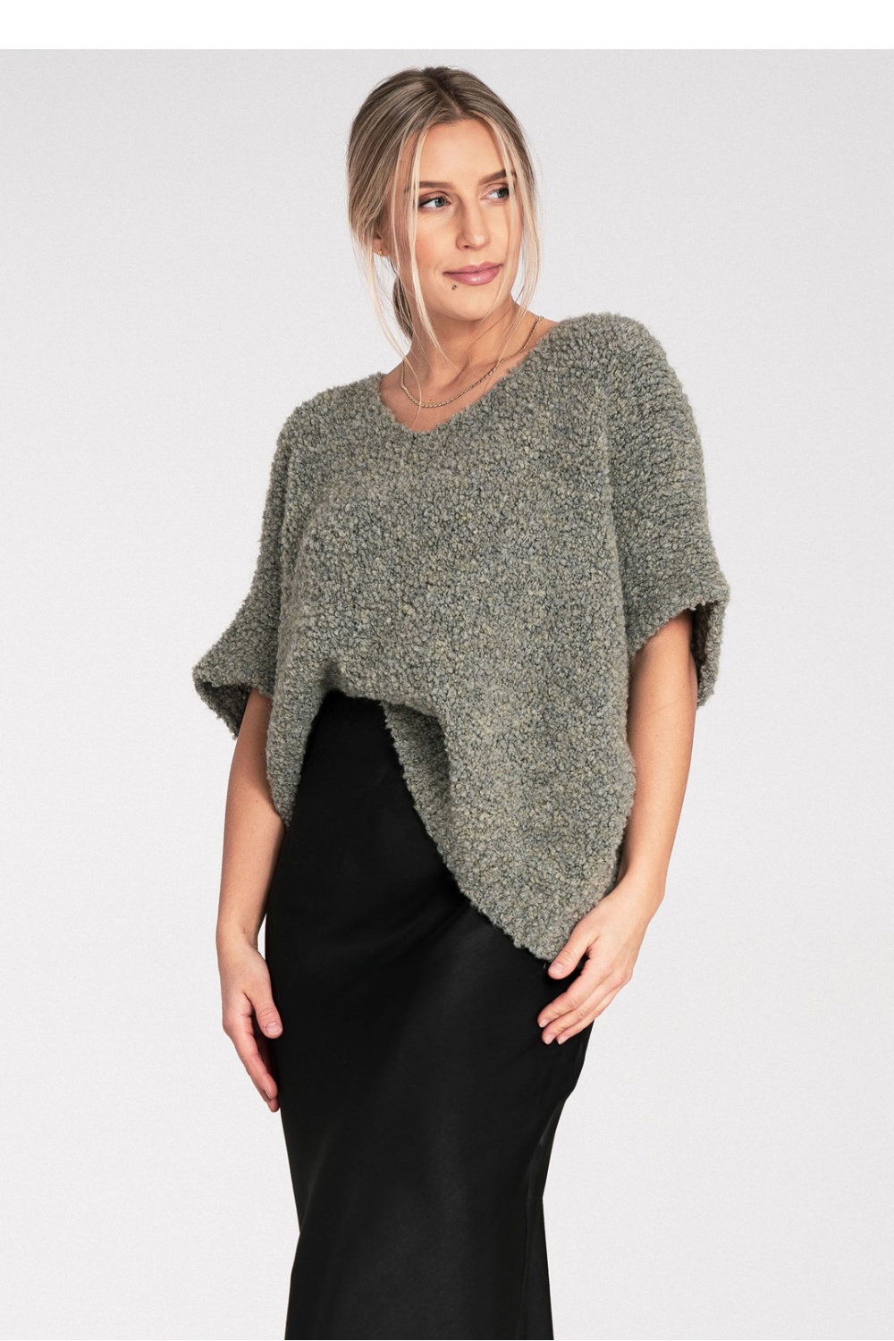 Sweter Damski Model M1109 Green - Figl - obrazek 3